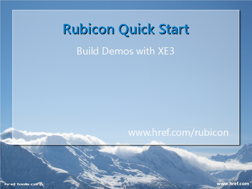 First frame of Rubicon Quick Start Video